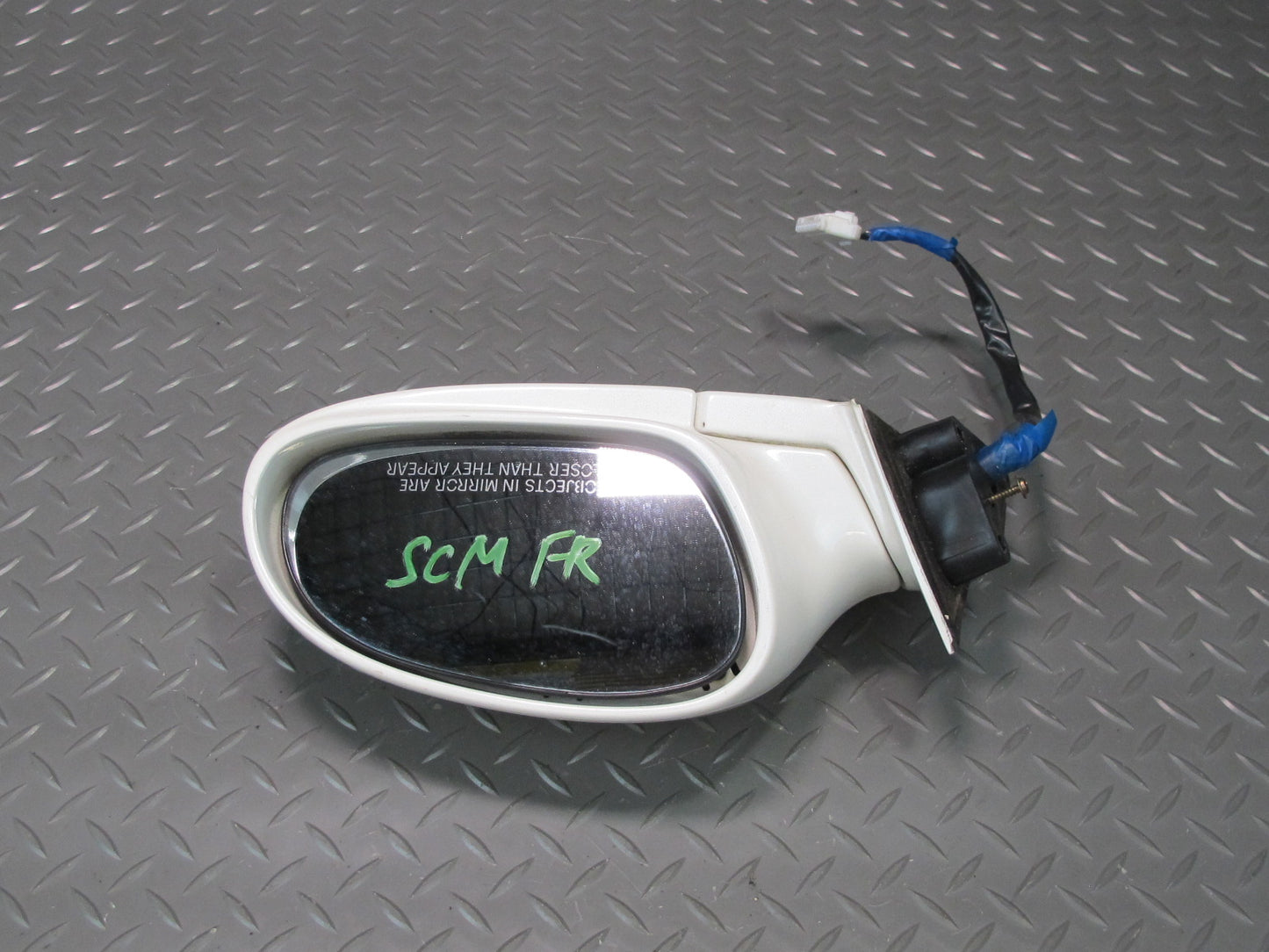 92-94 Lexus UZZ30L SC300 SC400 Right Door Side View Power Mirror White OEM