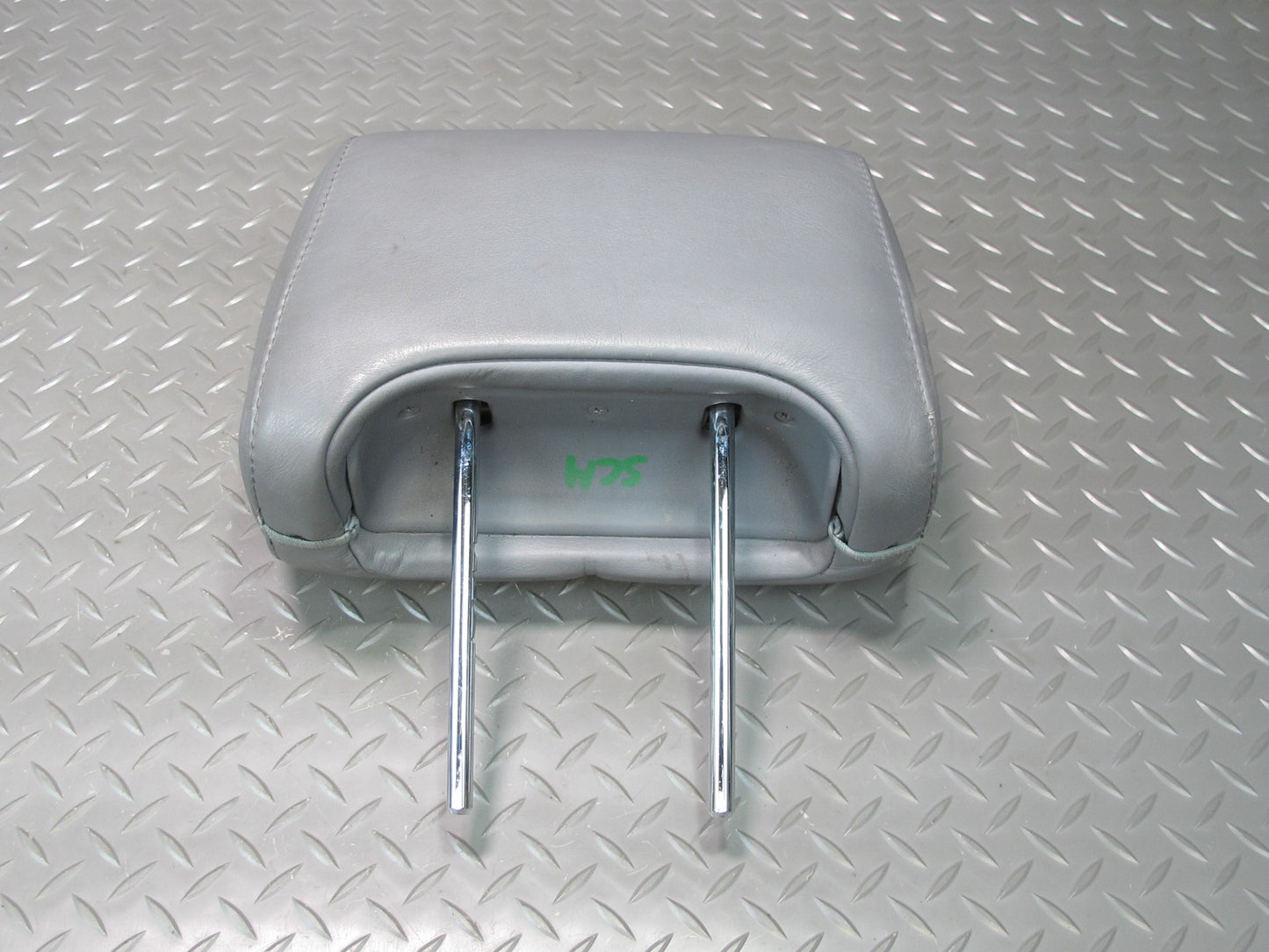 92-98 Lexus UZZ30L SC300 SC400 Set of 2 Front Seat Leather Headrest Gray OEM