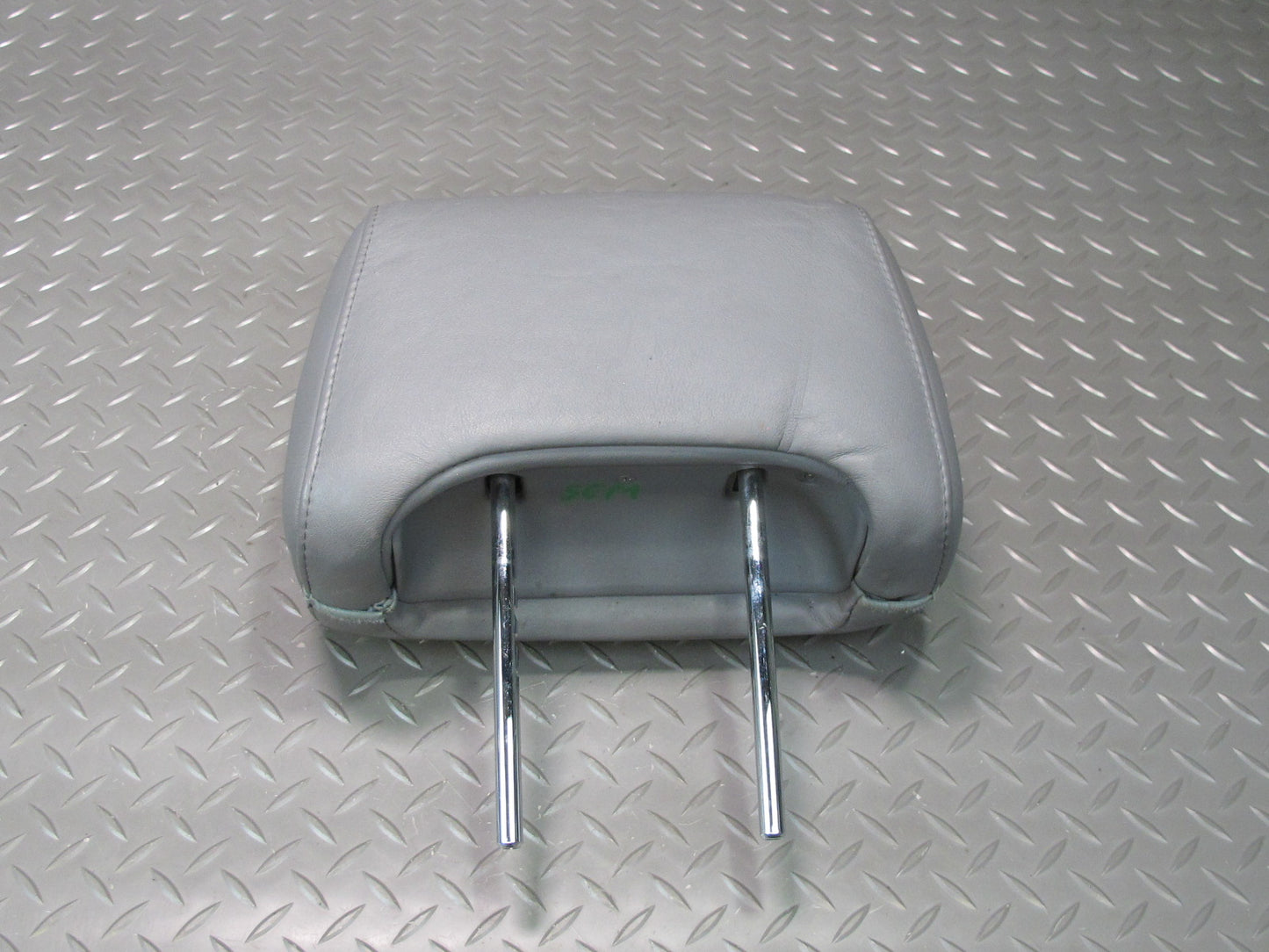 92-98 Lexus UZZ30L SC300 SC400 Set of 2 Front Seat Leather Headrest Gray OEM