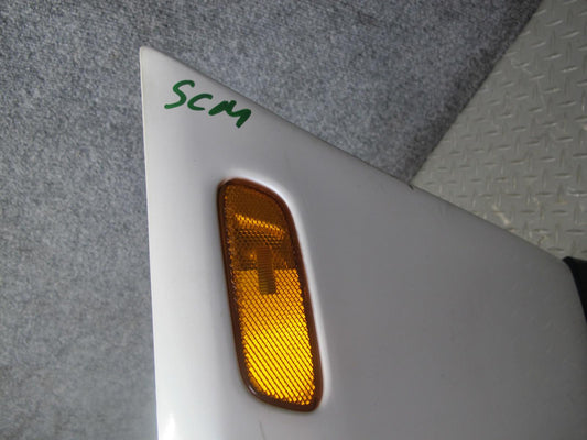 92-94 Lexus UZZ30L SC400 Front Bumper Cover White w Spoiler LIP & Foam OEM