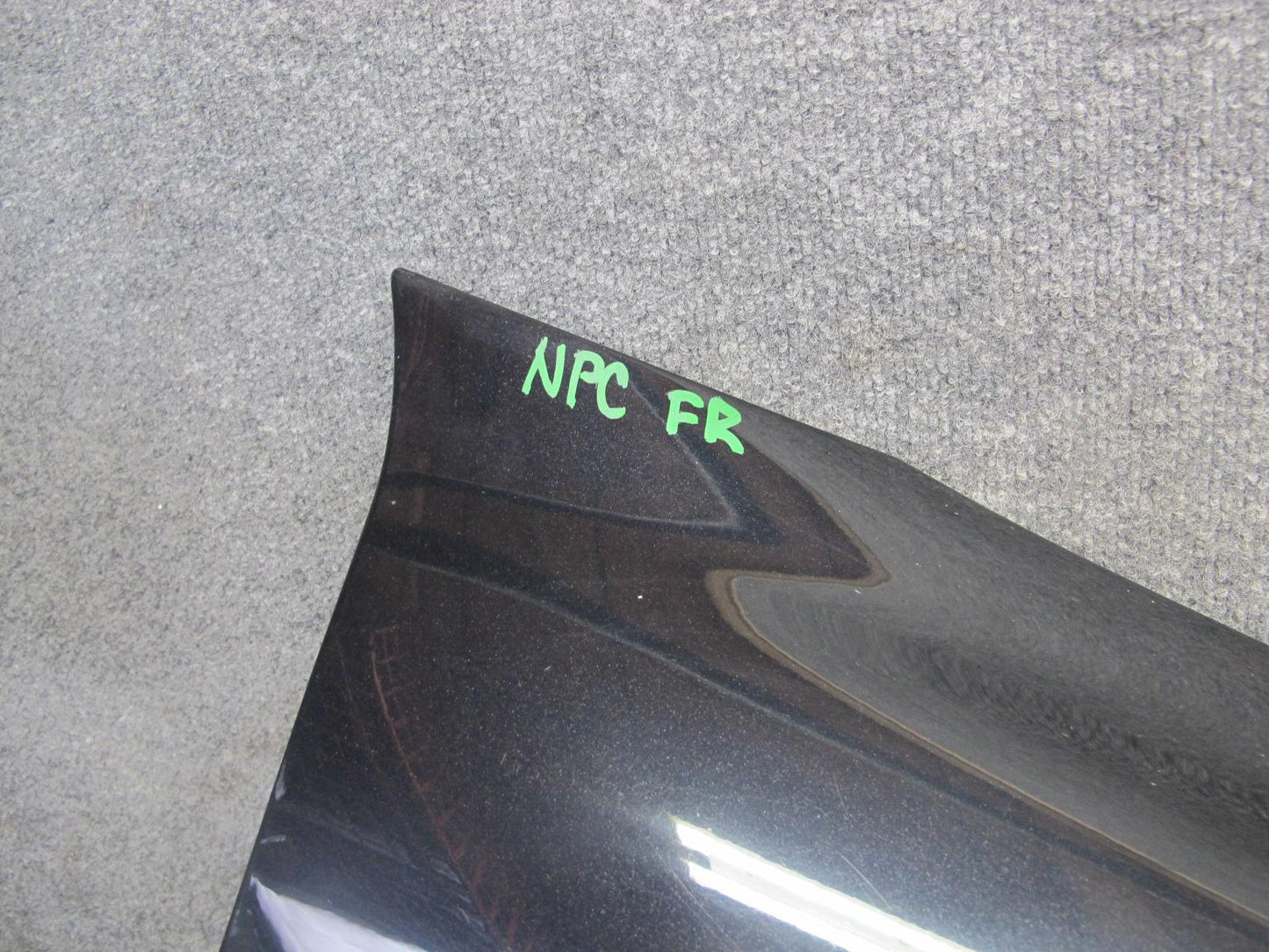 2011-2014 Porsche Cayenne 958 Front Right Pass Side Fender Panel Cover Black