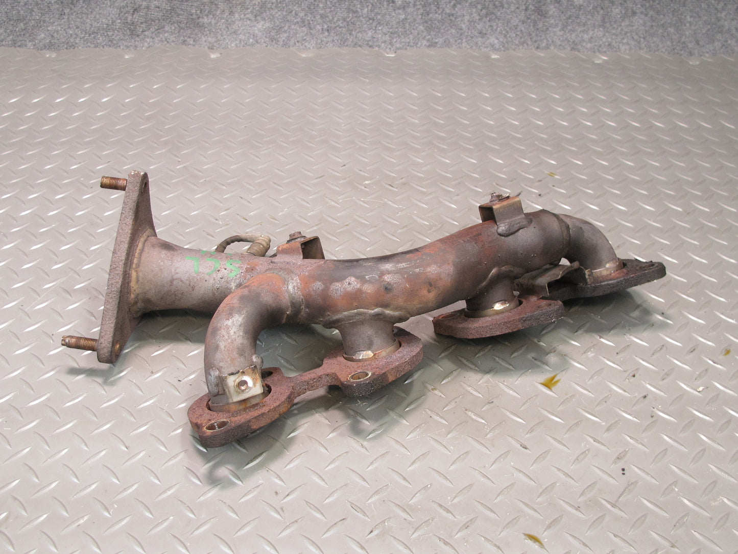 98-00 Lexus UZZ30L SC400 1UZFE Left Exhaust Manifold w O2 Oxygen Sensor OEM