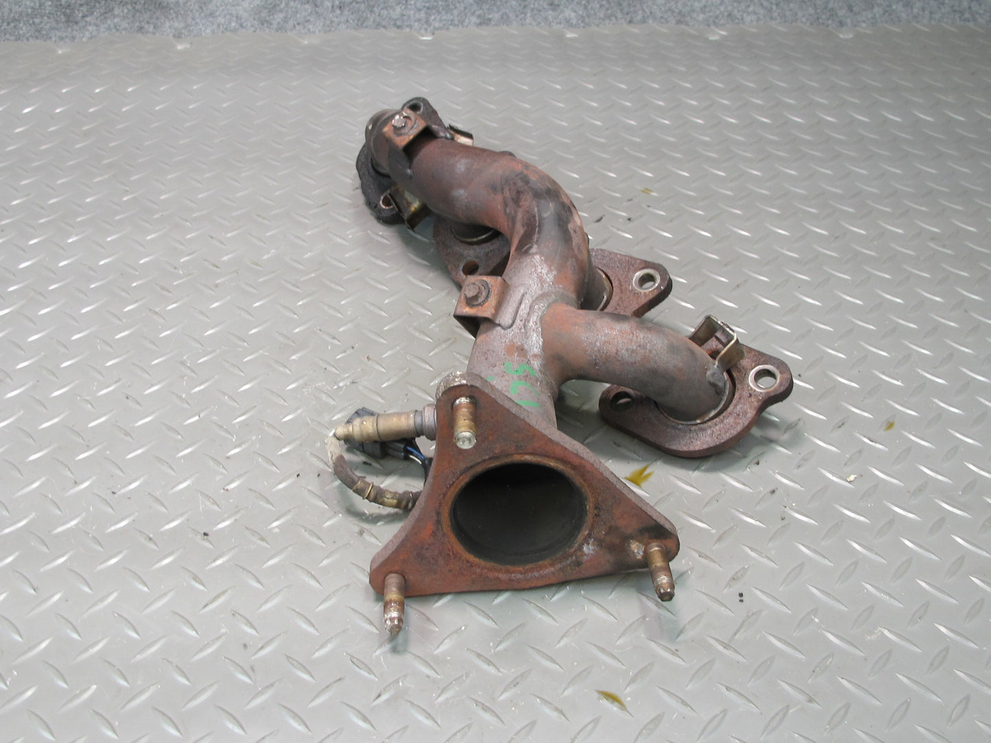 98-00 Lexus UZZ30L SC400 1UZFE Left Exhaust Manifold w O2 Oxygen Sensor OEM