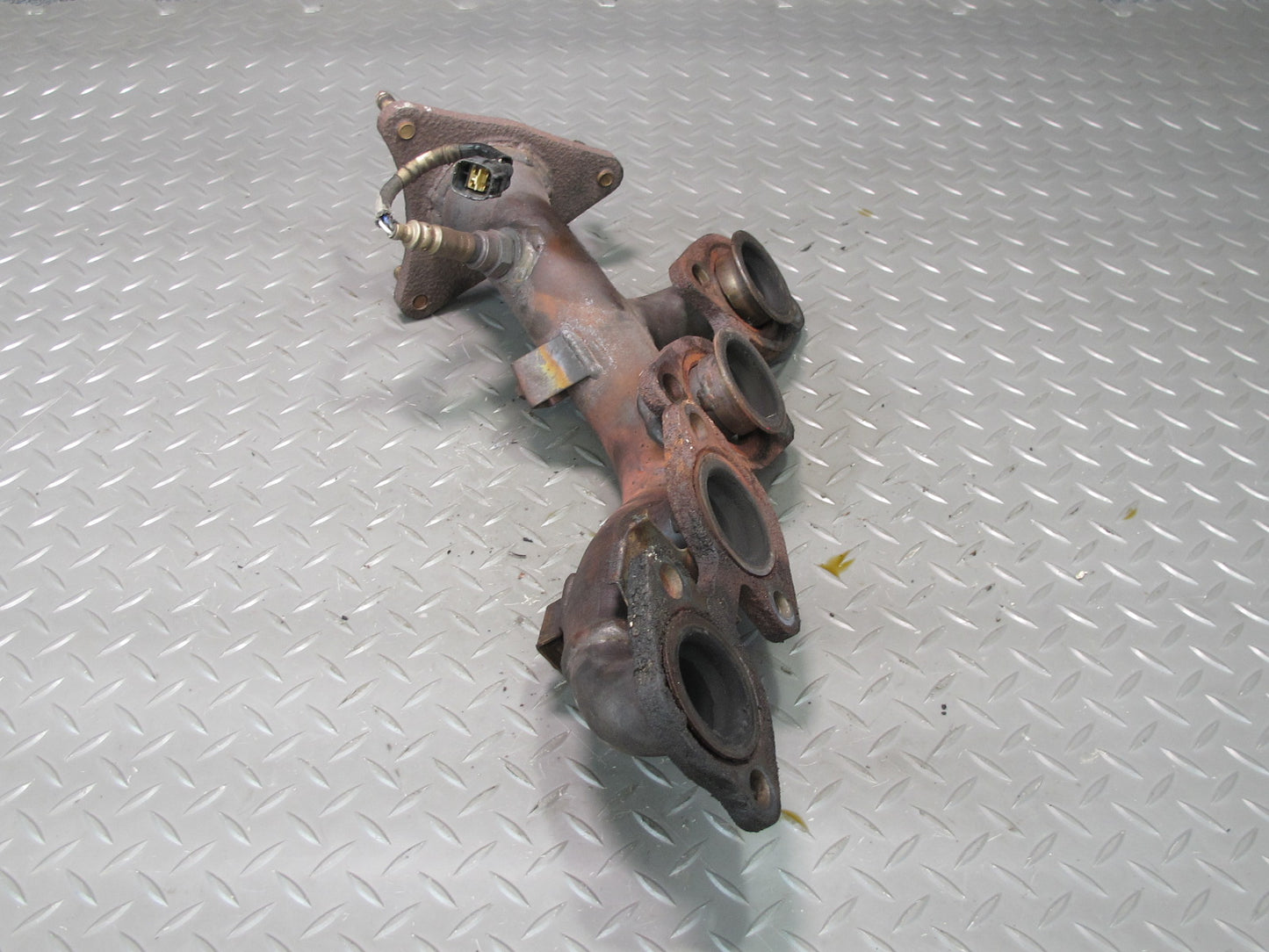 98-00 Lexus UZZ30L SC400 1UZFE Left Exhaust Manifold w O2 Oxygen Sensor OEM