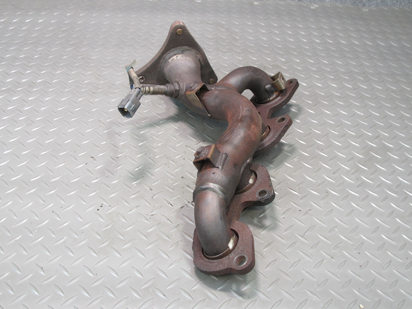 98-00 Lexus UZZ30L SC400 1UZFE Right Exhaust Manifold w O2 Oxygen Sensor OEM