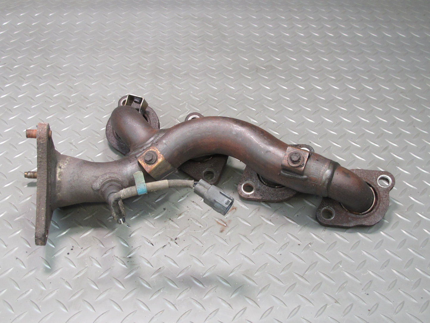 98-00 Lexus UZZ30L SC400 1UZFE Right Exhaust Manifold w O2 Oxygen Sensor OEM