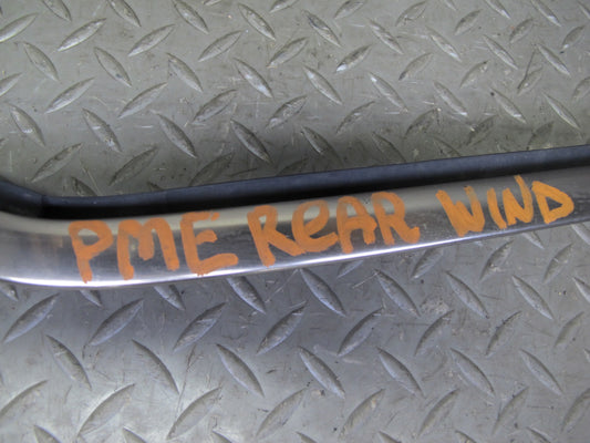 94-95 Mercedes W124 300D Sedan Set of 2 Rear Window Molding Trim Silver OEM