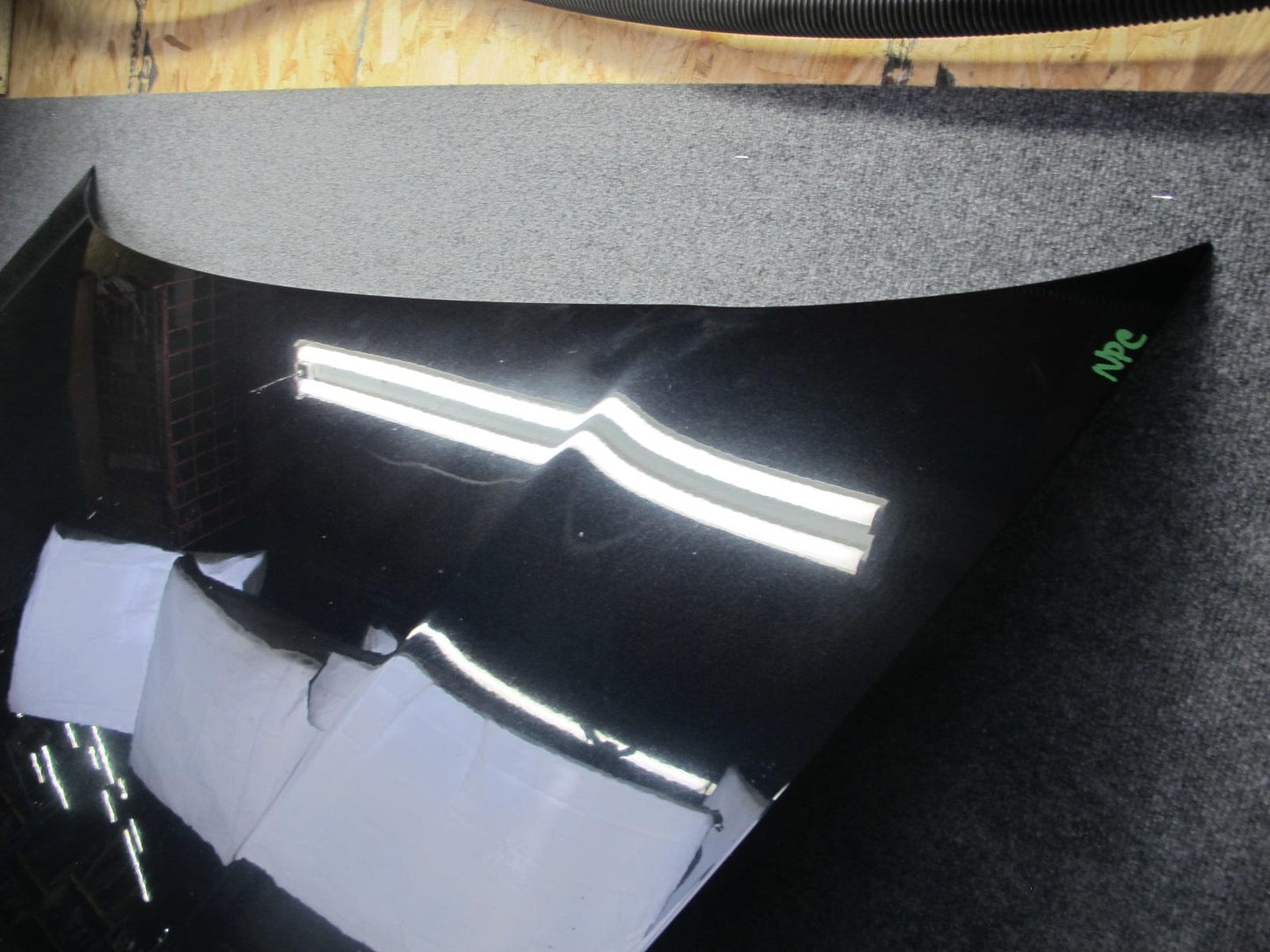 2011-2014 Porsche Cayenne S 958 Turbo Front Hood Bonnet Shell Panel Cover Black