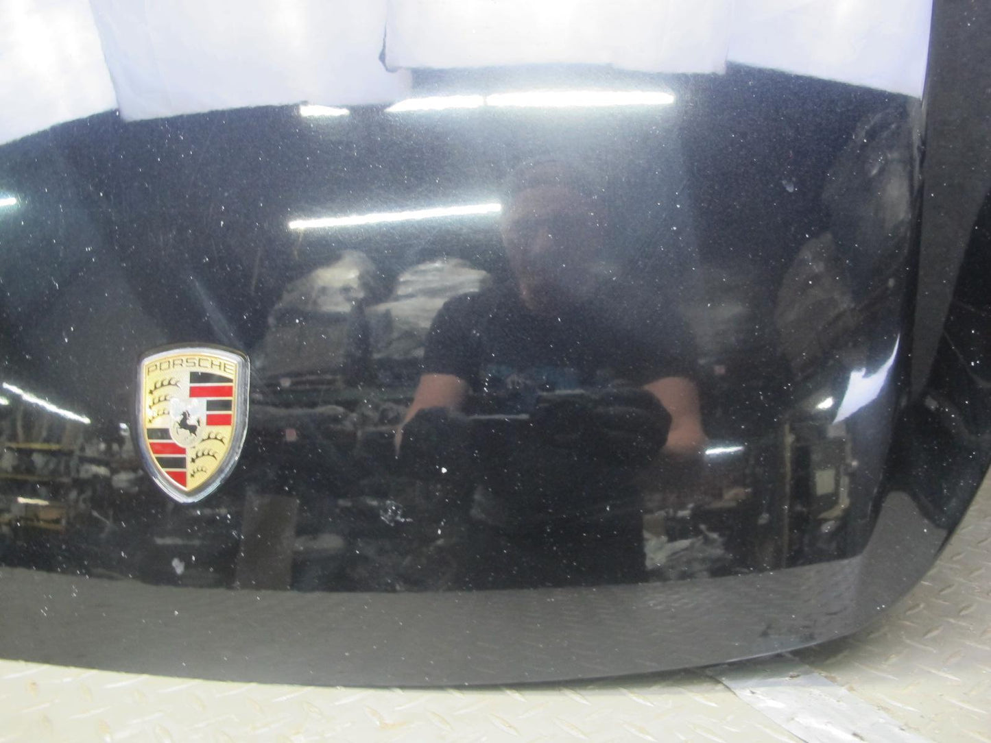 2011-2014 Porsche Cayenne S 958 Turbo Front Hood Bonnet Shell Panel Cover Black