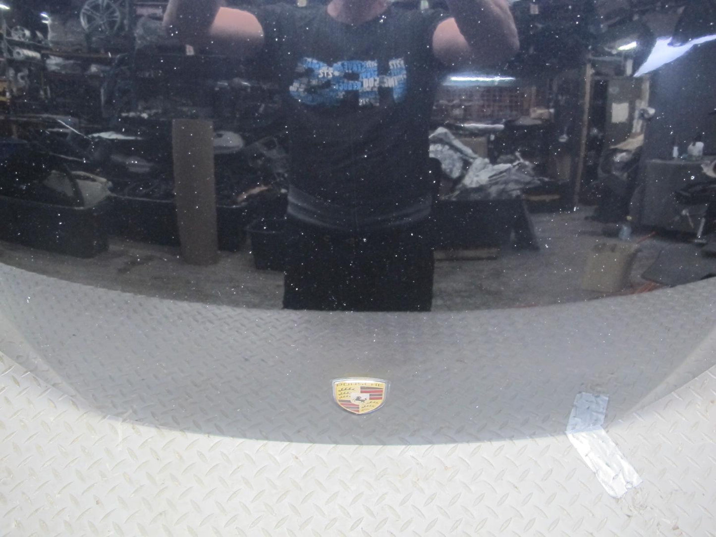 2011-2014 Porsche Cayenne S 958 Turbo Front Hood Bonnet Shell Panel Cover Black