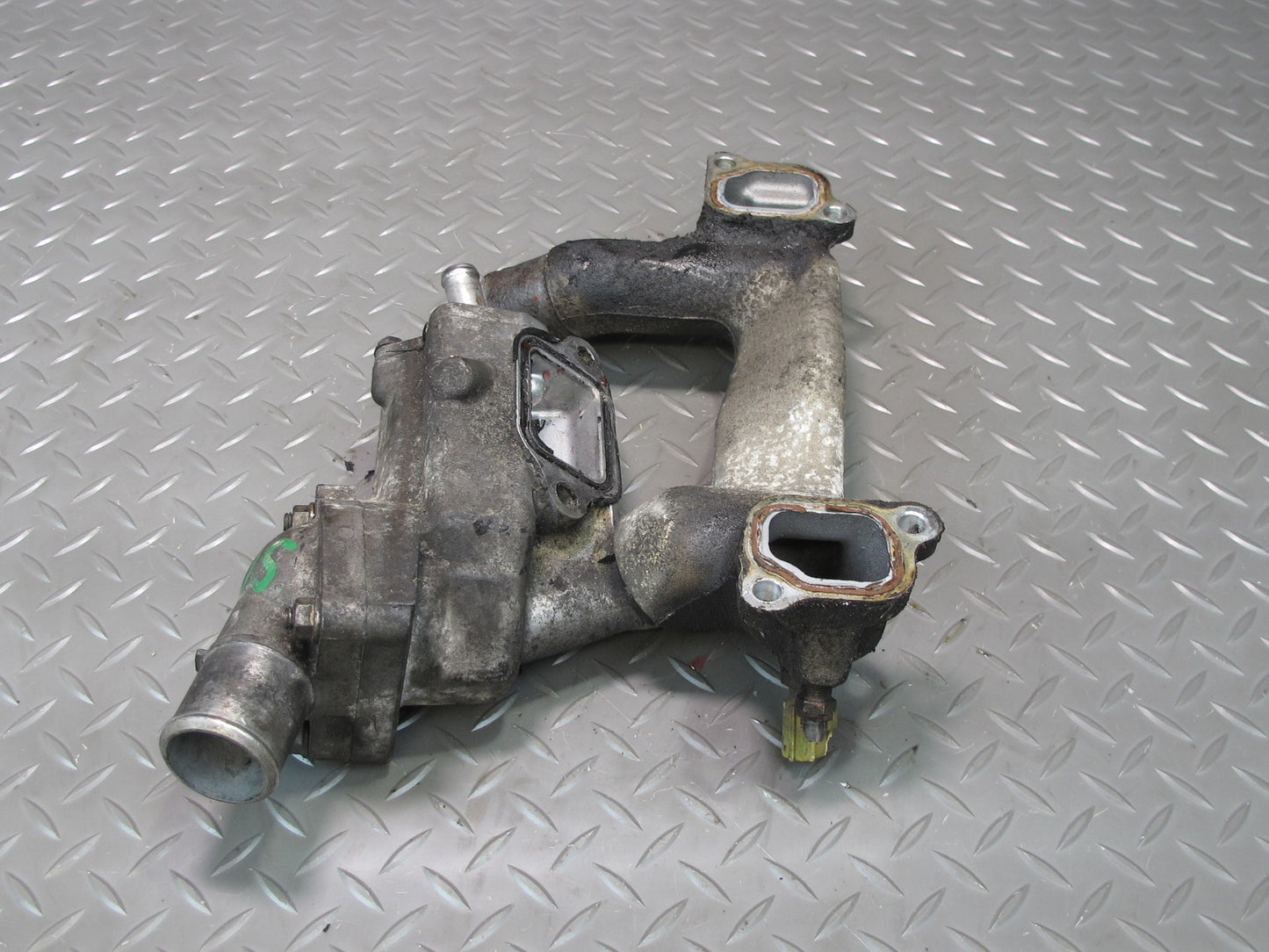 98-00 Lexus UZZ30L SC400 1UZFE Engine Coolant Water Bypass Tube w Thermostat OEM