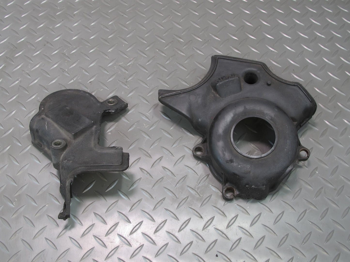 98-00 Lexus UZZ30L SC400 1UZFE Set of 2 Engine Timing Belt Cover OEM