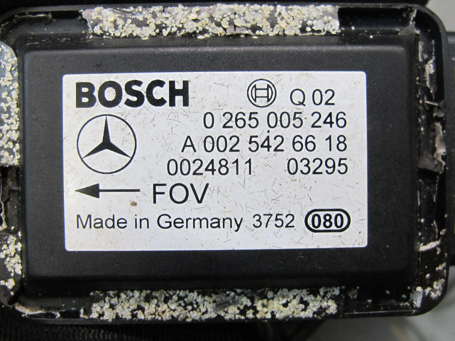 03-06 Mercedes R230 SL YAW Turn Rate Acceleration Speed Sensor 0025426618 OEM