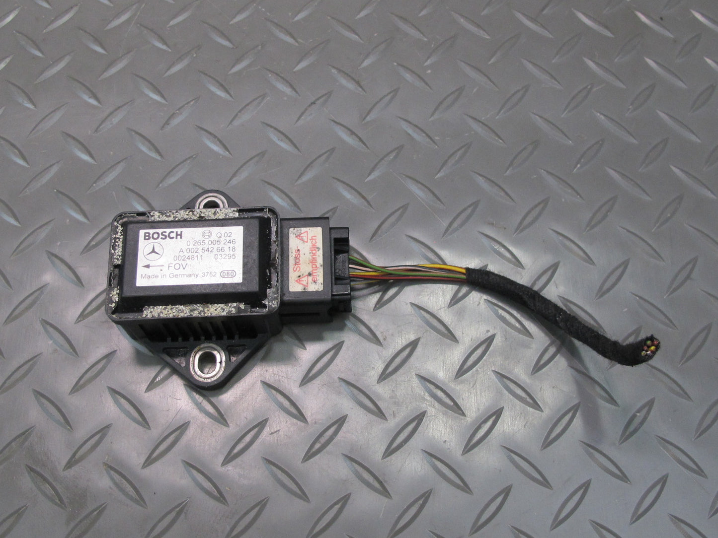 03-06 Mercedes R230 SL YAW Turn Rate Acceleration Speed Sensor 0025426618 OEM