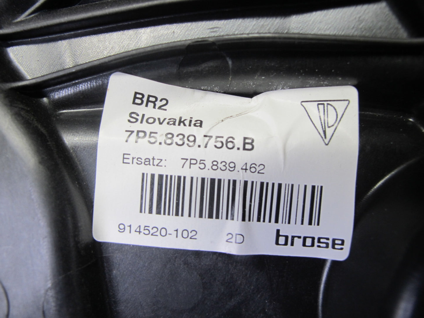 2011-2018 Porsche Cayenne 958 Rear Right Pass Side Window Regulator W/ Motor