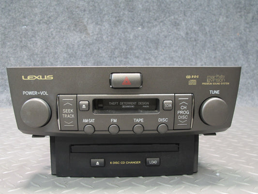 04-06 Lexus LS430 Mark Levinson Radio Cassette CD Player Receiver Head Unit OEM
