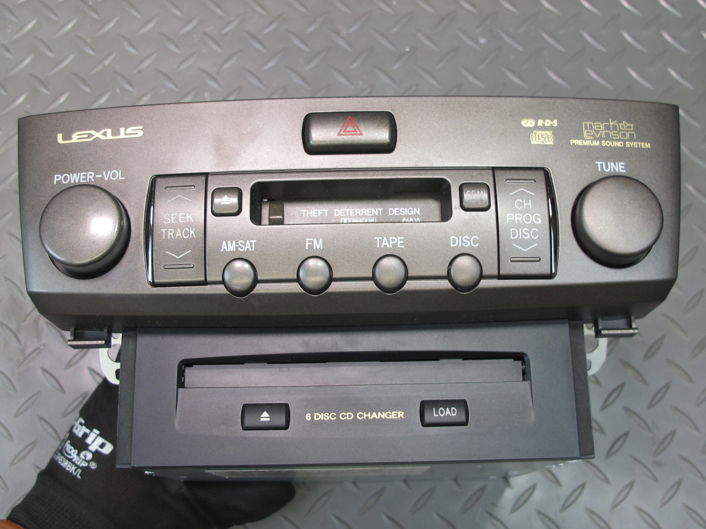 04-06 Lexus LS430 Mark Levinson Radio Cassette CD Player Receiver Head Unit OEM