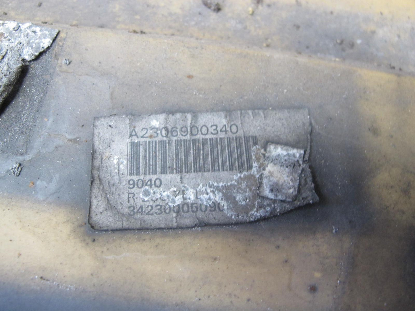 03-12 Mercedes R230 Sl-class AMG Set of 2 Side Skirt Rocker Panel Molding OEM