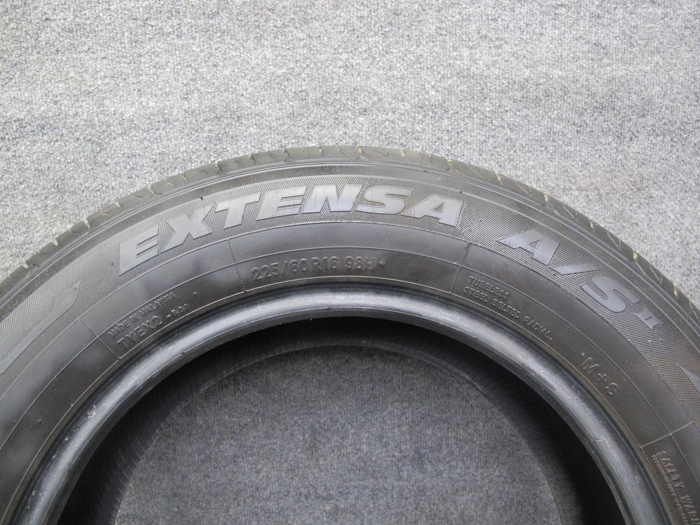 Set of 2 Toyo Extensa A/S II Tire 225/60 R16 98H 2323 10/32 Tread