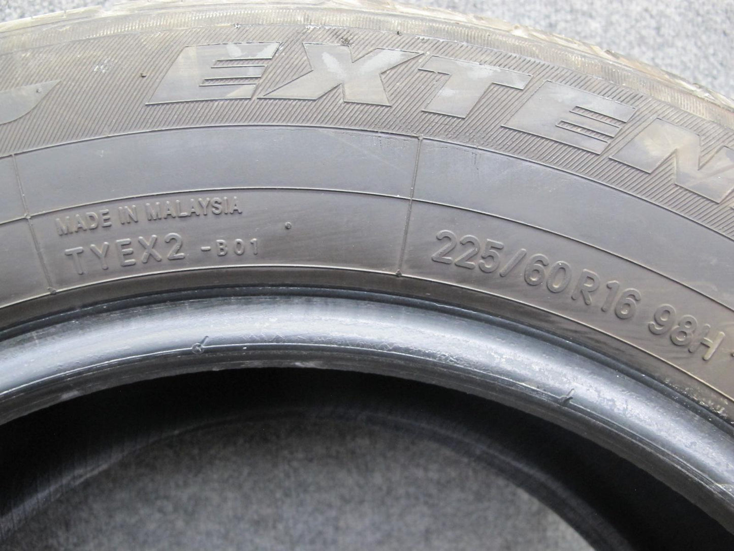 Set of 2 Toyo Extensa A/S II Tire 225/60 R16 98H 2323 10/32 Tread