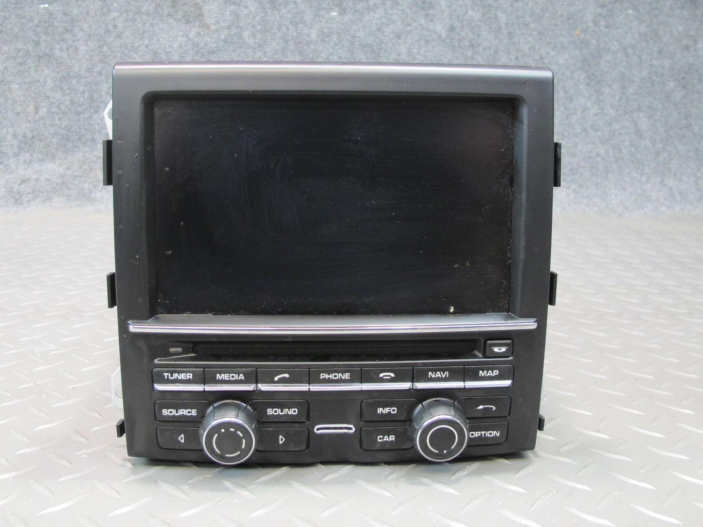 2014 Porsche Cayenne 958 CD Radio Receiver Navi Display Screen Monitor