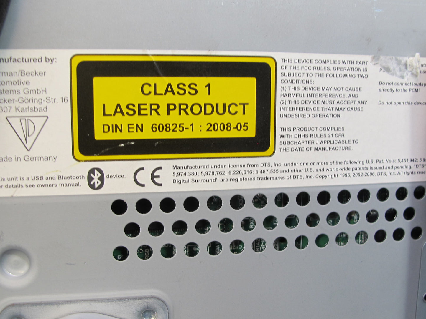 2014 Porsche Cayenne 958 CD Radio Receiver Navi Display Screen Monitor