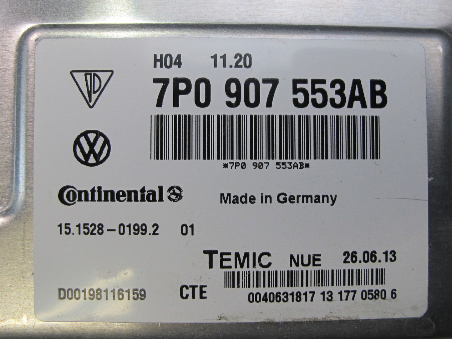 2011-2014 Porsche Cayenne 958 Air Suspension Control Module Unit 7P0907553AB