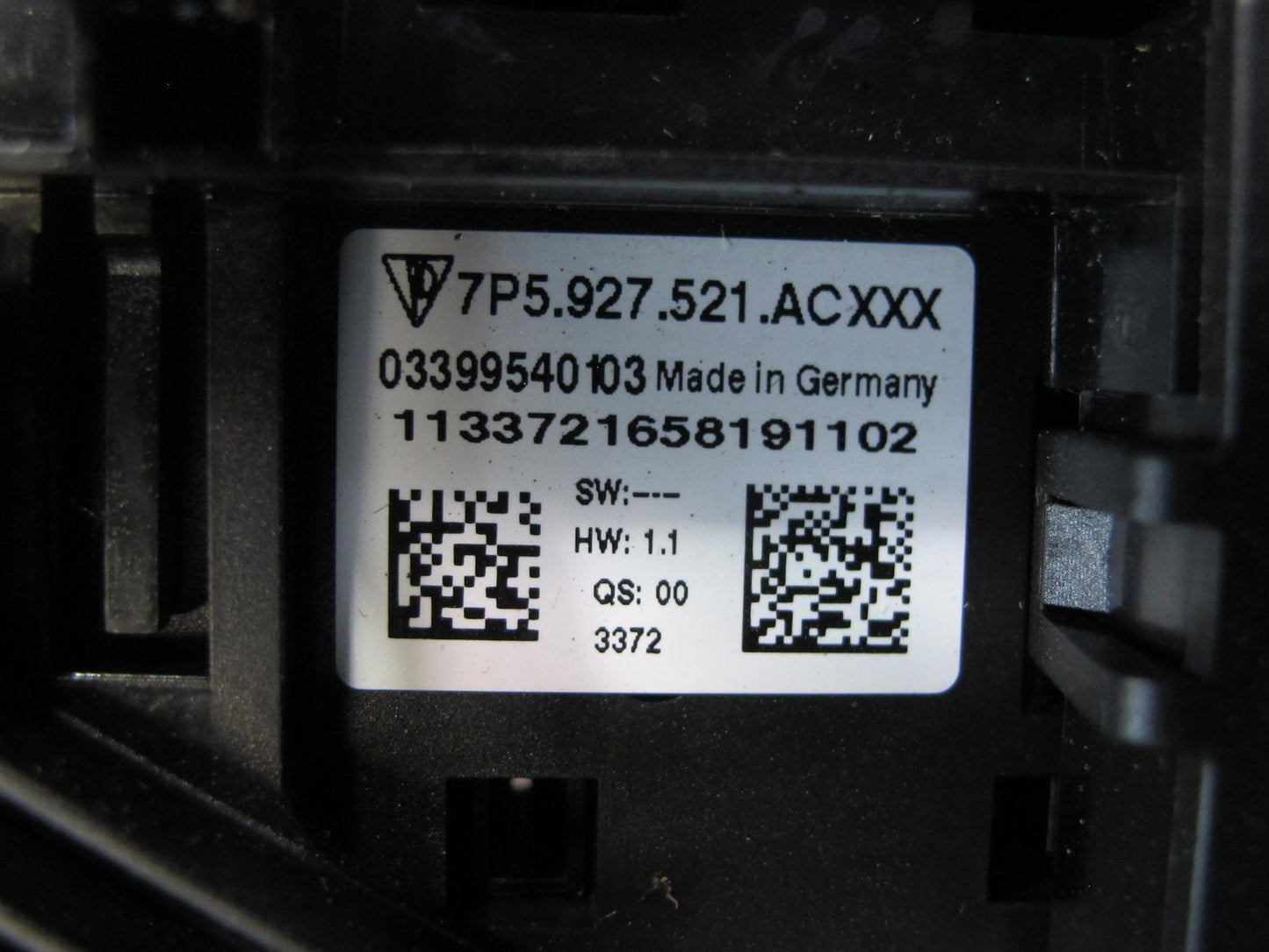 2011-2018 Porsche Cayenne 958 Suspension Mode Control Lever Switch Panel