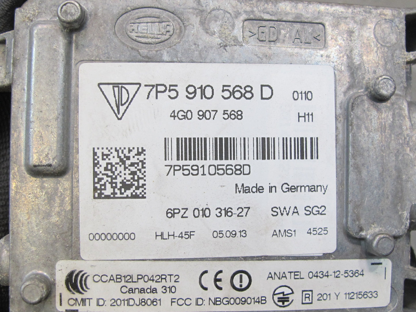 11-14 Porsche Cayenne 958 Blind Spot Lane Departure Distance Radar Sensor Set