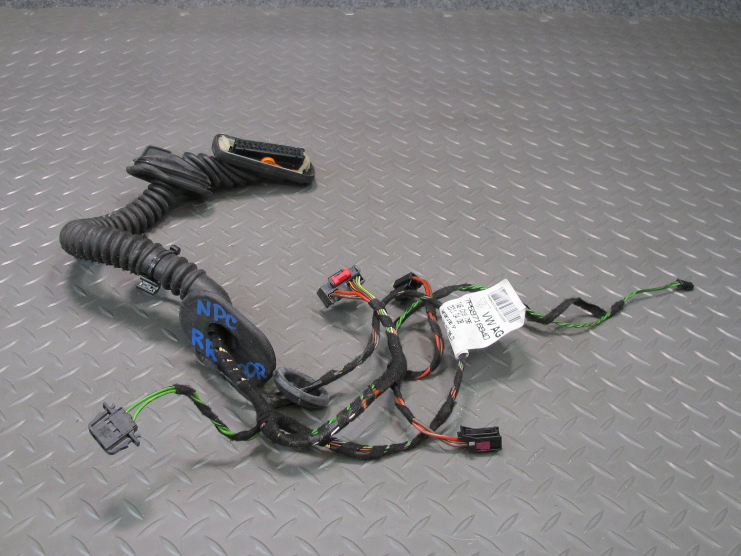 2011-2014 Porsche Cayenne 958 Rear Right Side Door Wire Wiring Harness