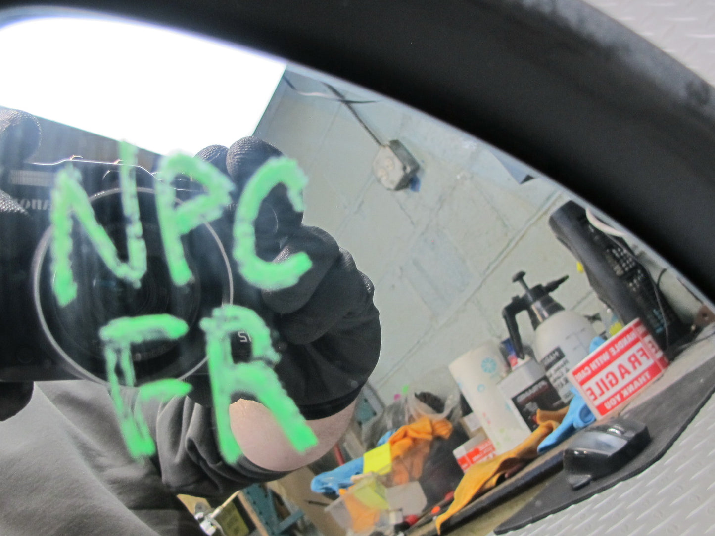 2011-2014 Porsche Cayenne 958 Exterior Right Side Rear View Mirror W/ Blind Spot