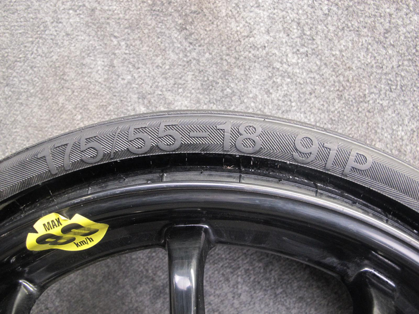 03-12 Mercedes R230 Sl-class Spare Tire R18" Wheel Rim 18x6B ET25 2304001302 OEM