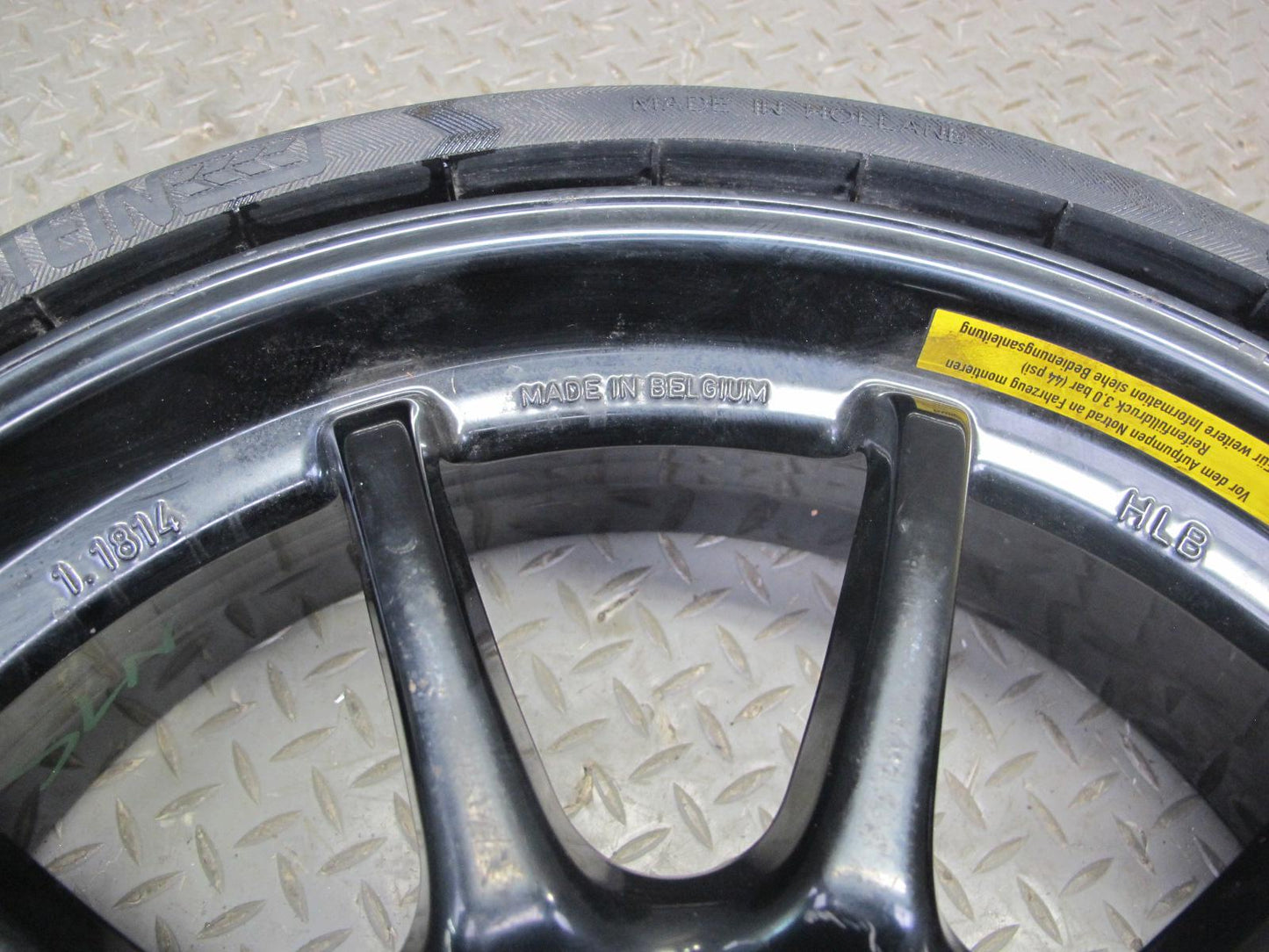 03-12 Mercedes R230 Sl-class Spare Tire R18" Wheel Rim 18x6B ET25 2304001302 OEM