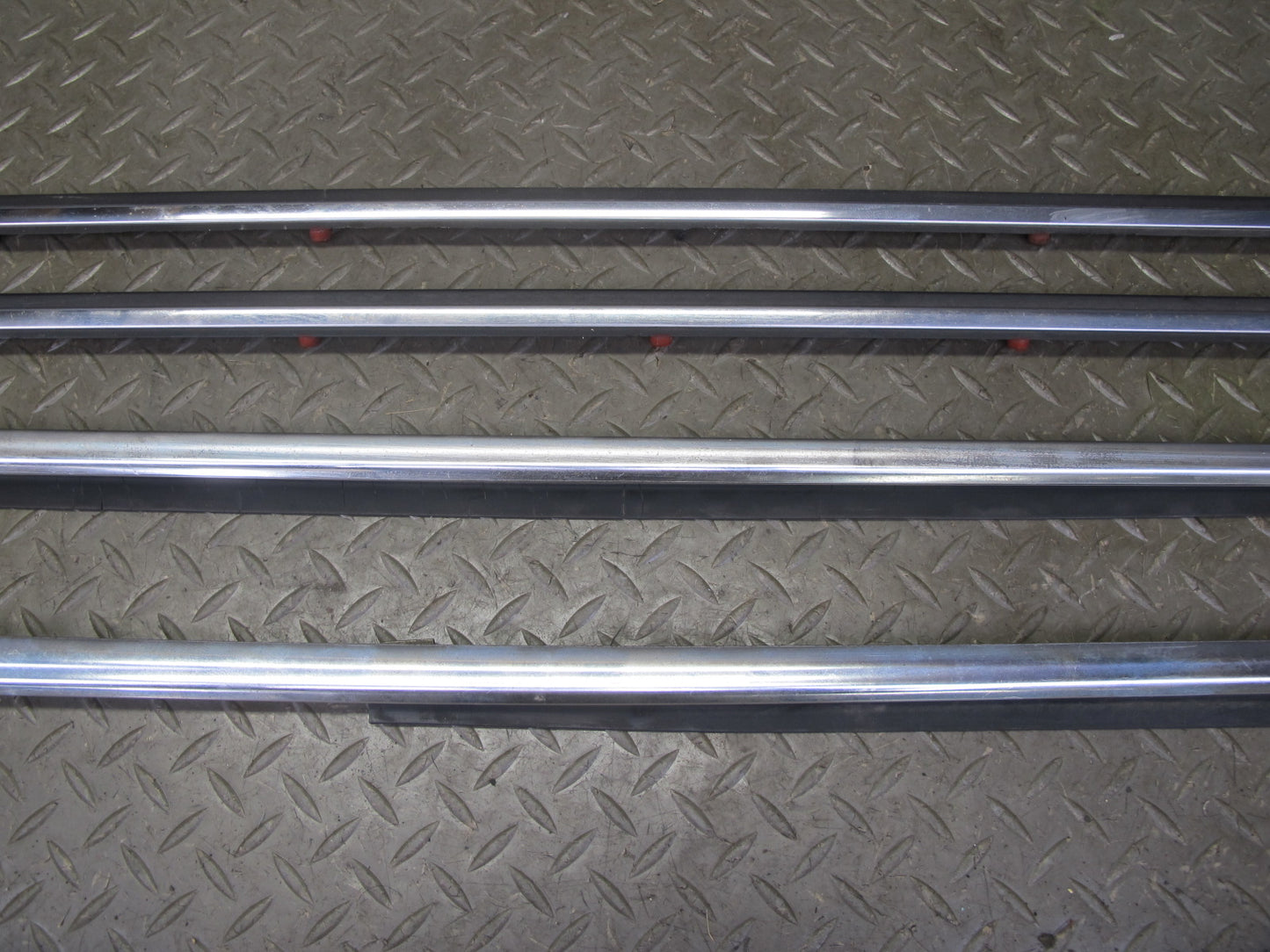 75-85 Mercedes W123 300D Sedan 16pcs Exterior Chrome Trim Cover Molding Set OEM