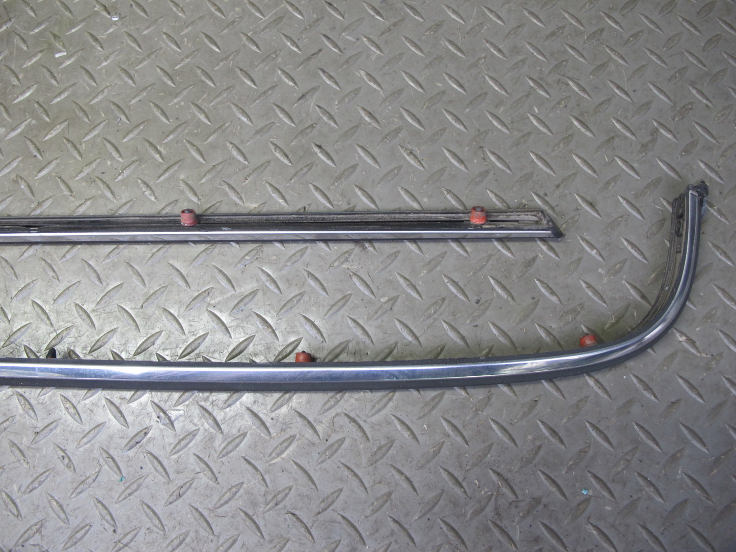 75-85 Mercedes W123 300D Sedan 16pcs Exterior Chrome Trim Cover Molding Set OEM