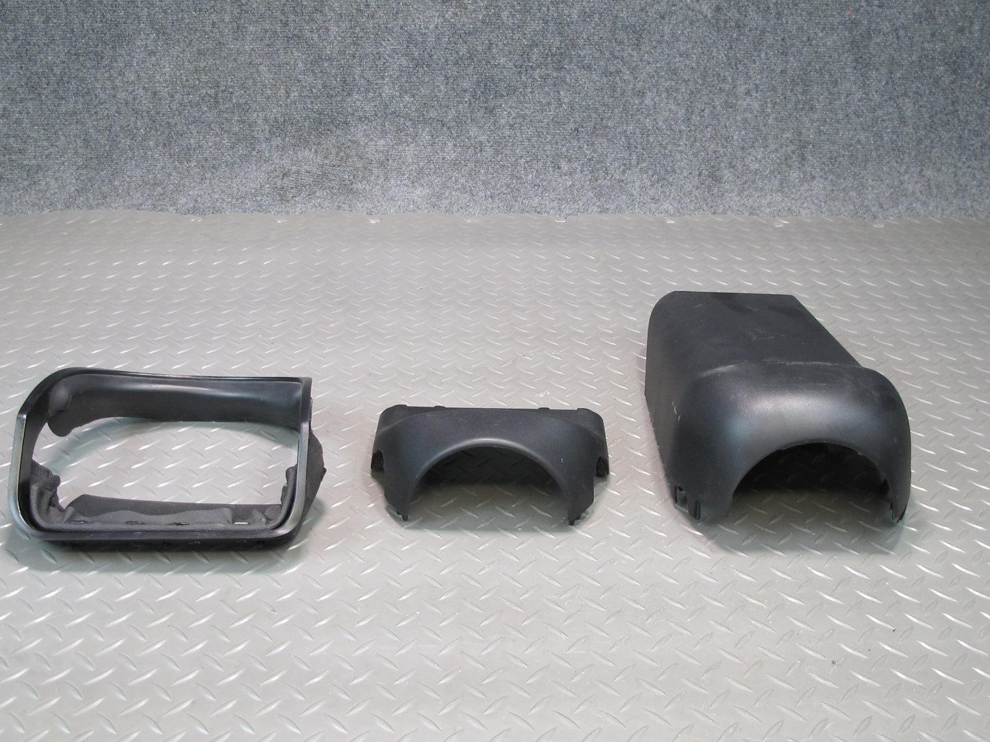 11-17 BMW F25 X3 Steering Column Upper & Lower Trim Cover Panel Set OEM