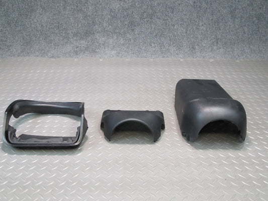 11-17 BMW F25 X3 Steering Column Upper & Lower Trim Cover Panel Set OEM