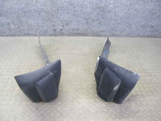 77-85 Mercedes W123 Front Left & Right Bumper Corner Rubber END Trim Set OEM