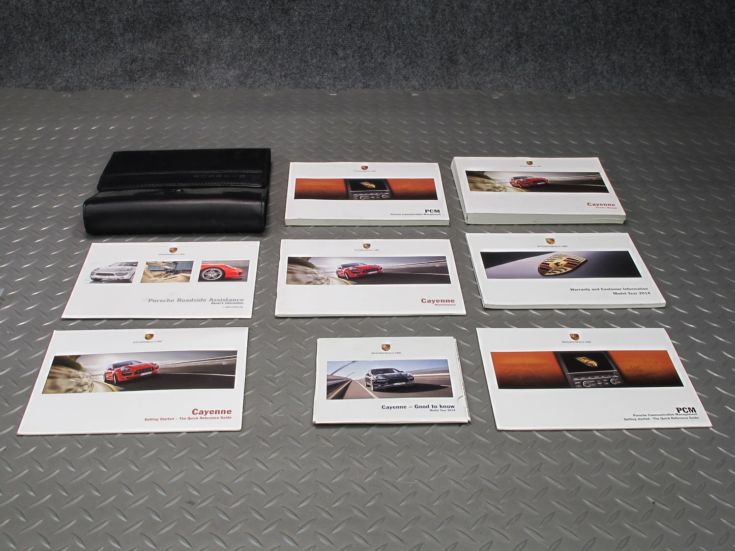 2014 Porsche Cayenne 958 Owners Operator Book Manual Guide Set W/ Case Set