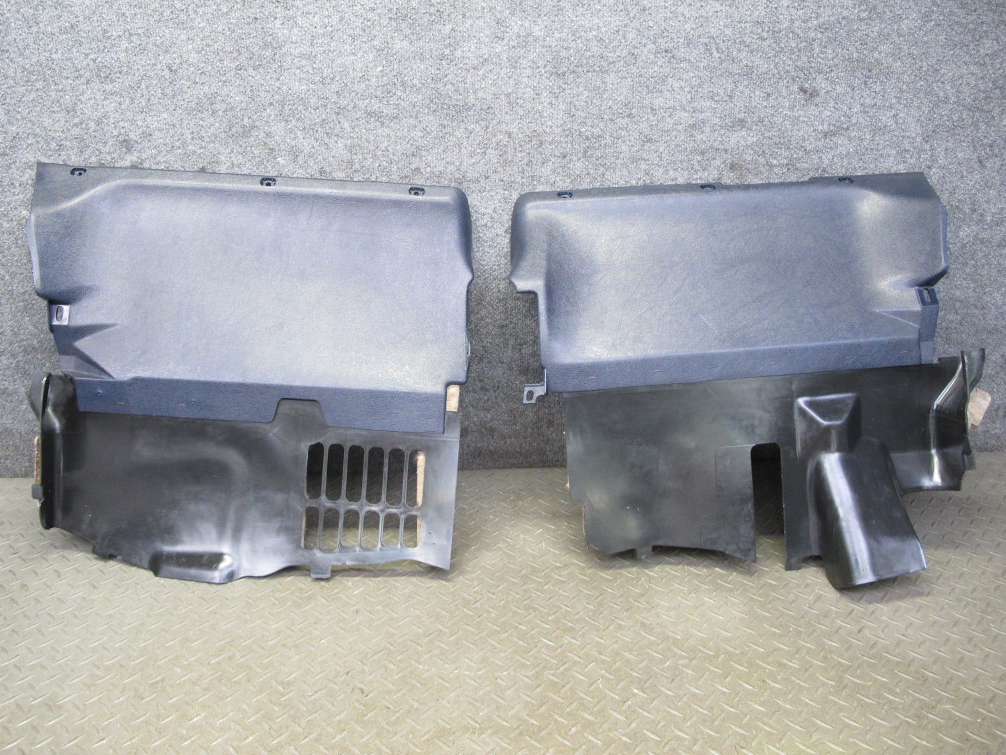 82-85 Mercedes W123 300D Right & Left Under Dash Lower Trim Panel Cover Set OEM