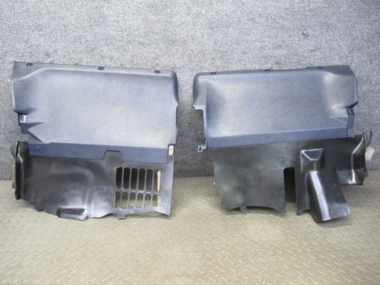 82-85 Mercedes W123 300D Right & Left Under Dash Lower Trim Panel Cover Set OEM