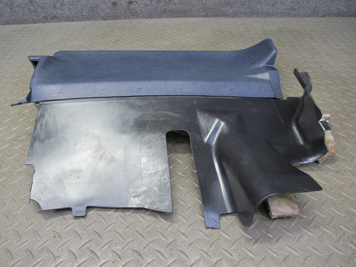 82-85 Mercedes W123 300D Right & Left Under Dash Lower Trim Panel Cover Set OEM