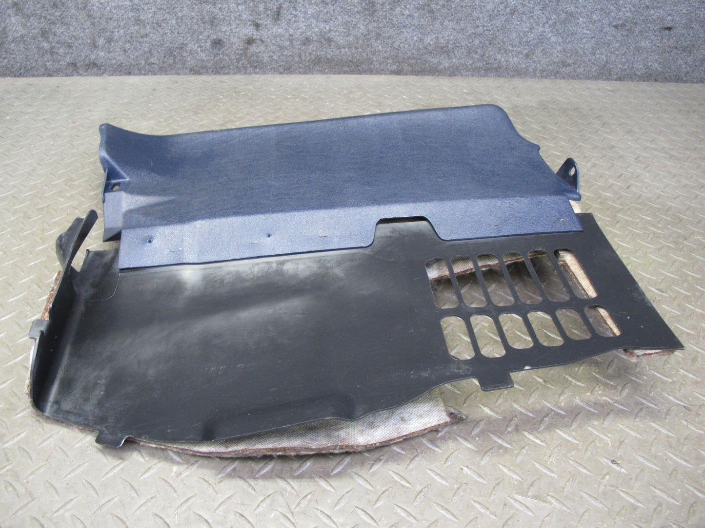 82-85 Mercedes W123 300D Right & Left Under Dash Lower Trim Panel Cover Set OEM