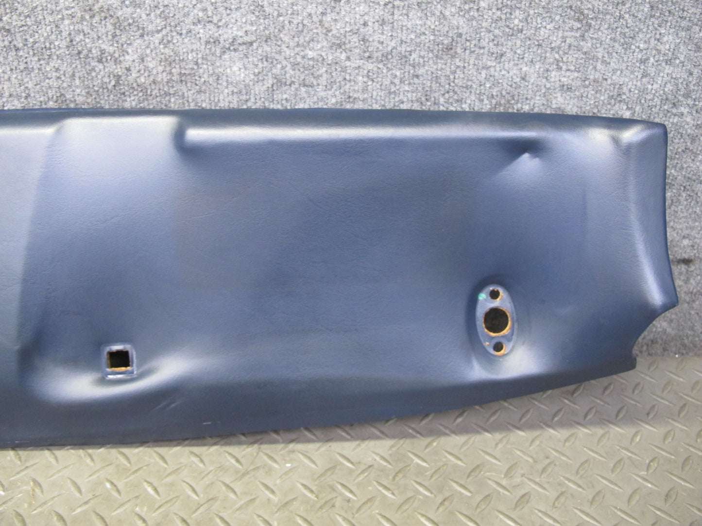 82-85 Mercedes W123 300D Front Interior Headliner Trim Cover Panel Blue OEM