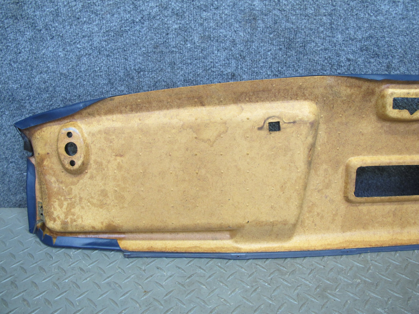 82-85 Mercedes W123 300D Front Interior Headliner Trim Cover Panel Blue OEM