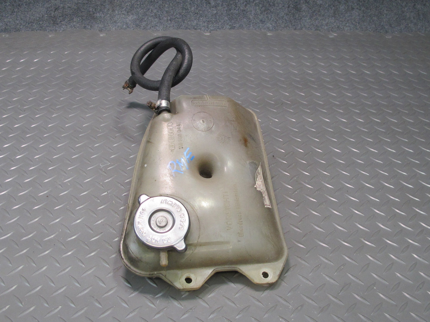 81-85 Mercedes W123 300D Engine Coolant Expansion Overflow Reservoir Tank OEM