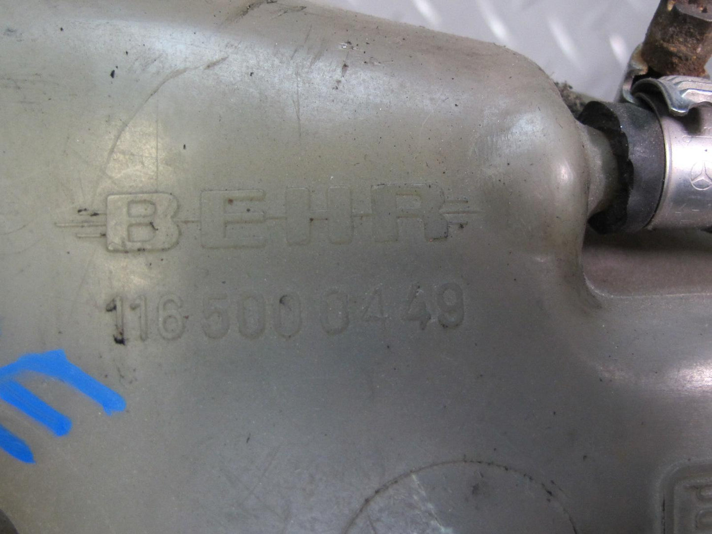 81-85 Mercedes W123 300D Engine Coolant Expansion Overflow Reservoir Tank OEM