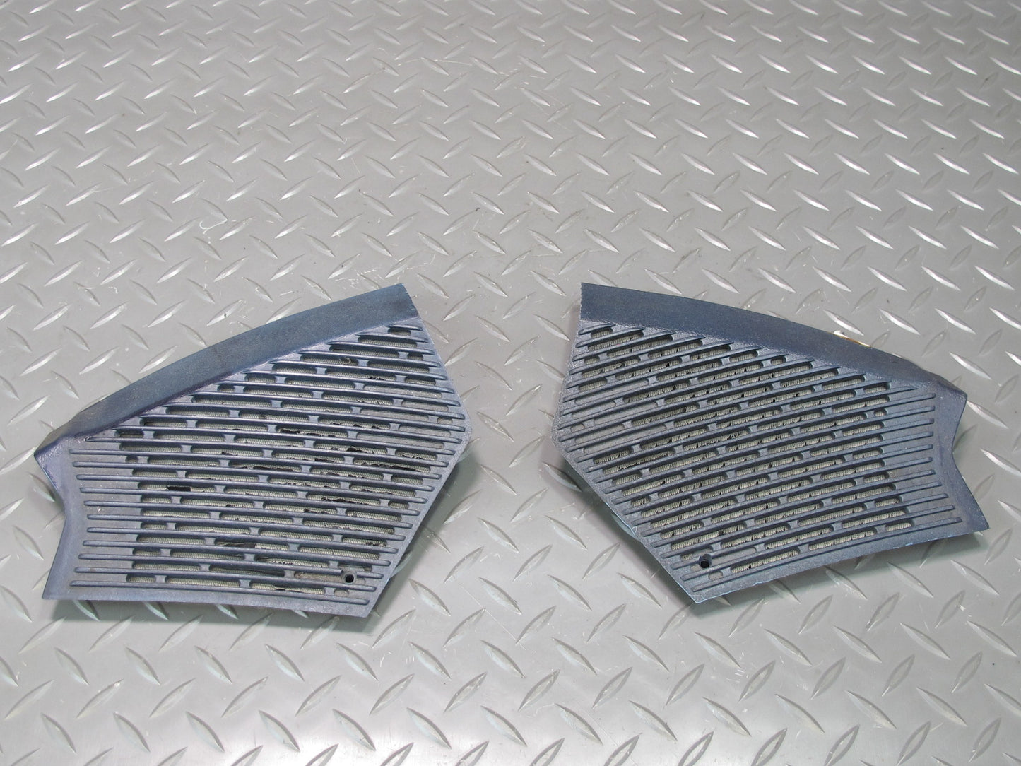 77-85 Mercedes W123 300D Dashboard Left & Right Speaker Grille Cover Set OEM