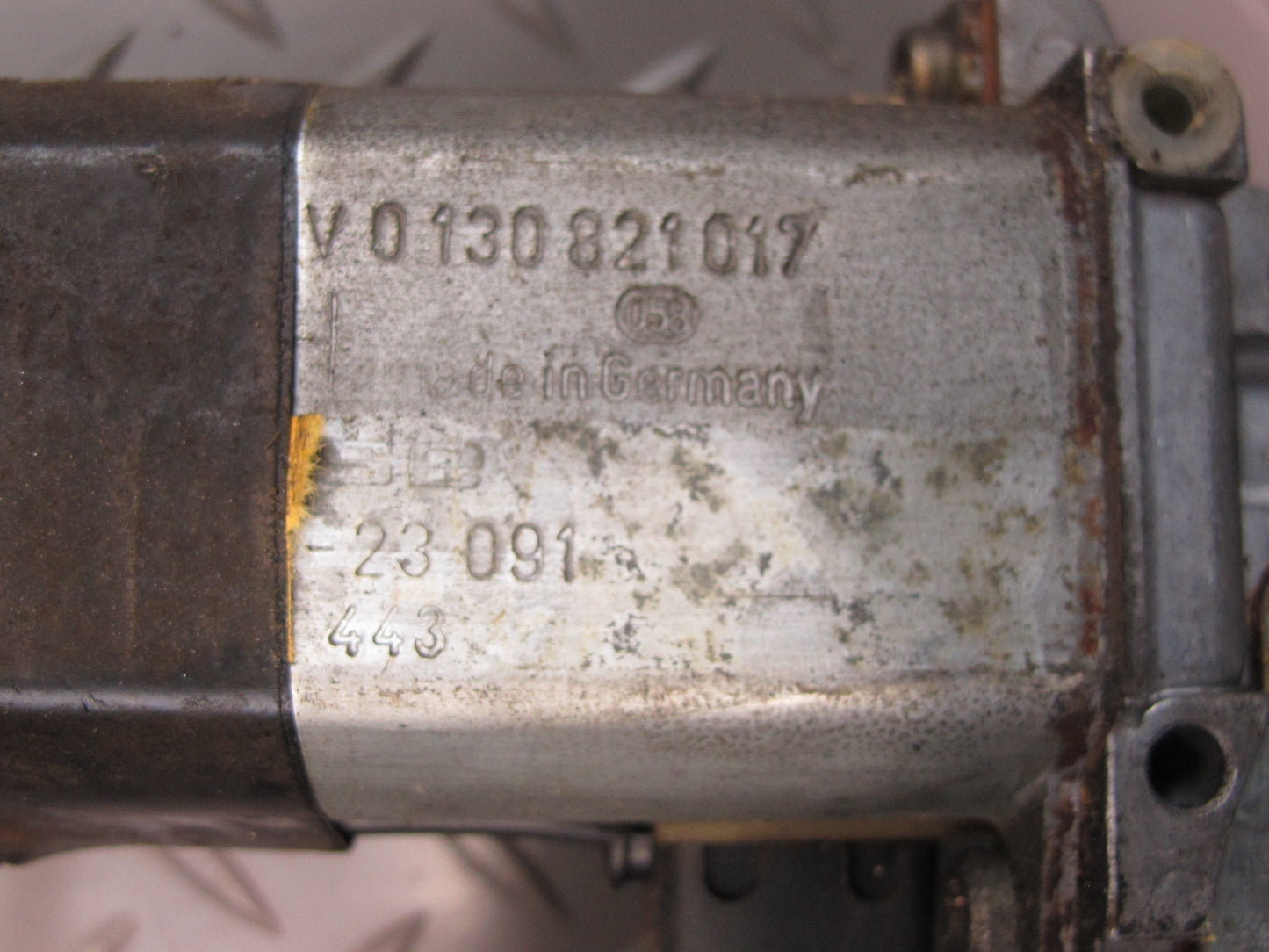 75-85 Mercedes W123 300D Sedan Rear Left Door Window Regulator w Motor OEM