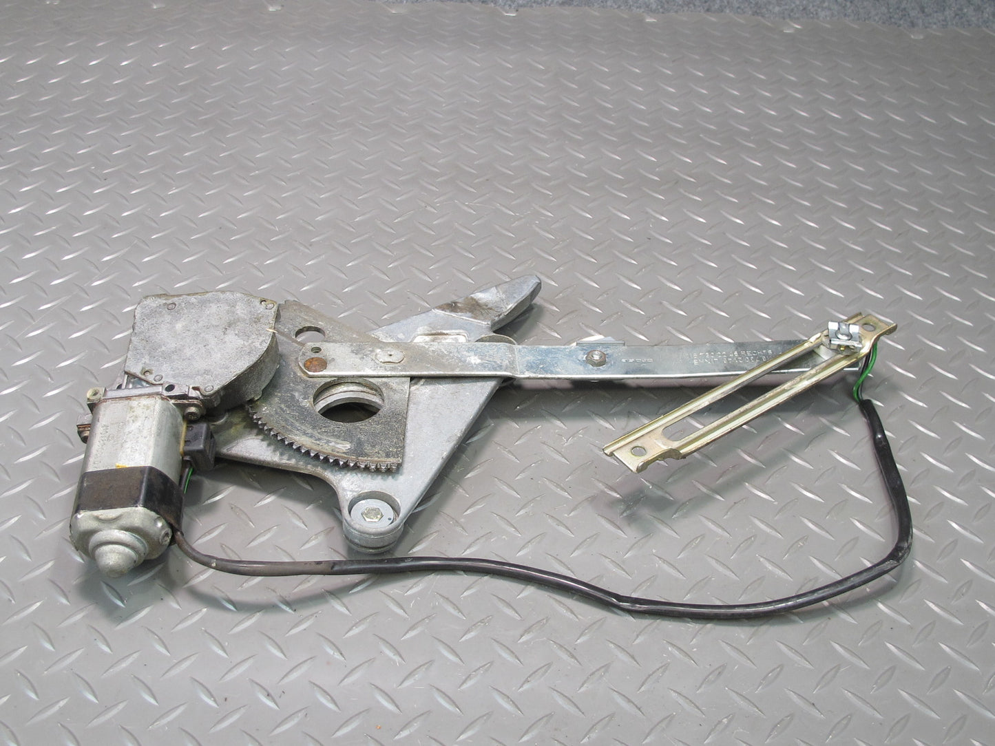 75-85 Mercedes W123 300D Sedan Rear Left Door Window Regulator w Motor OEM